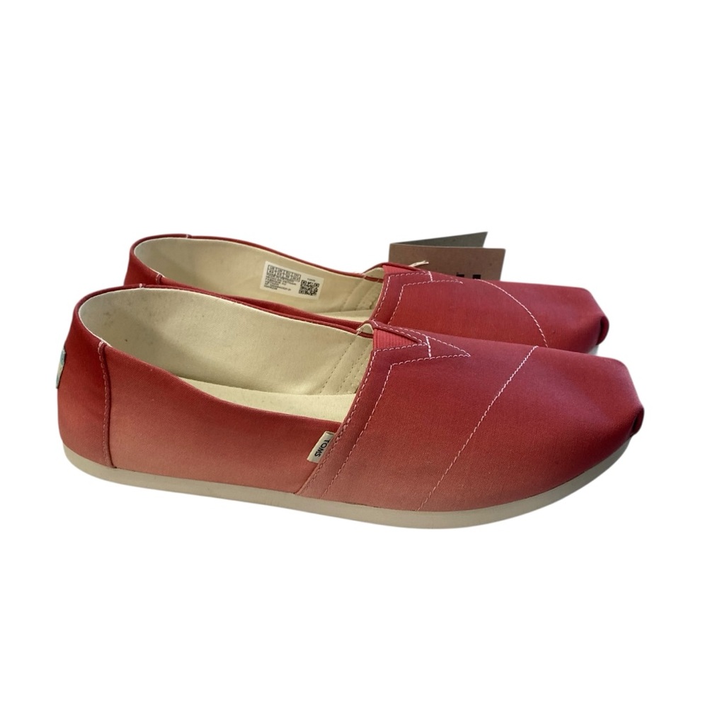 Toms New Earthwise Alpargata Classy Tie Dye Pink Mauve‎ 8.5 Canvas Ortholite
